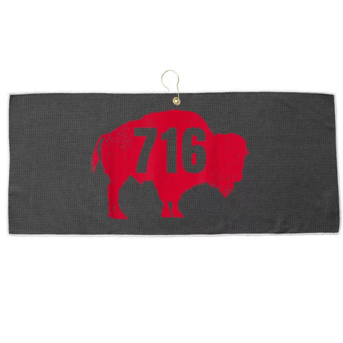 716 Area Code Buffalo New York BFLO WNY Large Microfiber Waffle Golf Towel