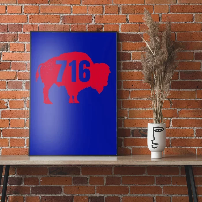 716 Area Code Buffalo New York Bflo Wny Meaningful Gift Poster