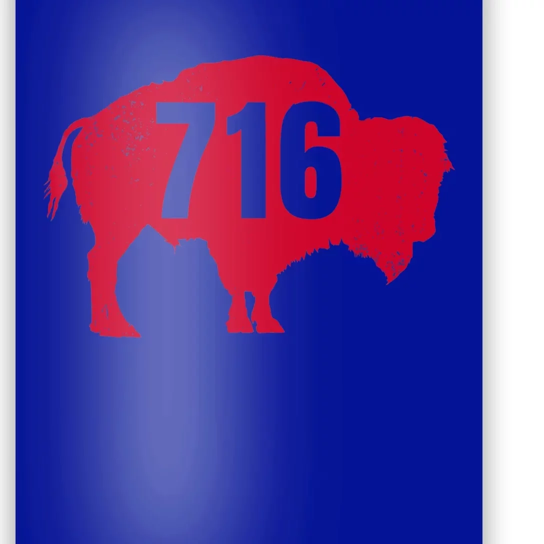 716 Area Code Buffalo New York Bflo Wny Meaningful Gift Poster