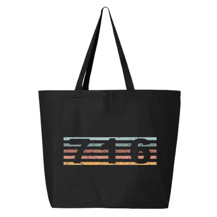 716 Area Code Retro New York Buffalo 25L Jumbo Tote