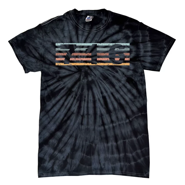 716 Area Code Retro New York Buffalo Tie-Dye T-Shirt