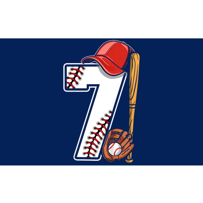 7th Birthday 2016 Baseball Seven 7 Seventh Bumper Sticker