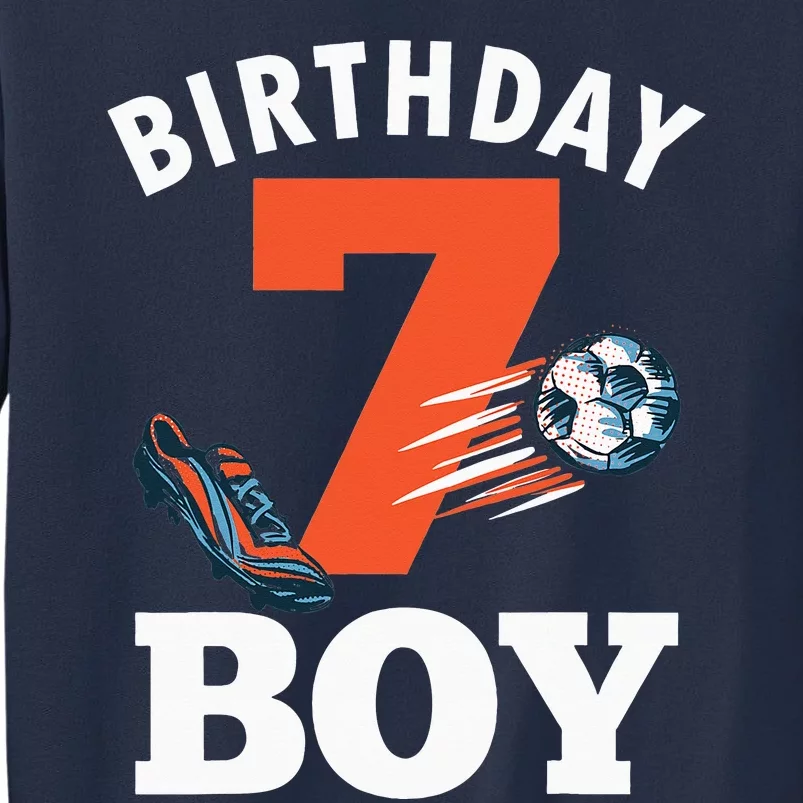 7th Birthday 7 Years Old Soccer Ball Sweatshirt