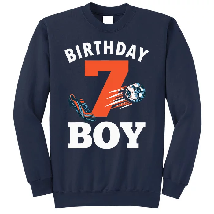 7th Birthday 7 Years Old Soccer Ball Sweatshirt