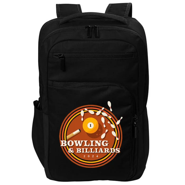 70s Bowling And Billiards Impact Tech Backpack