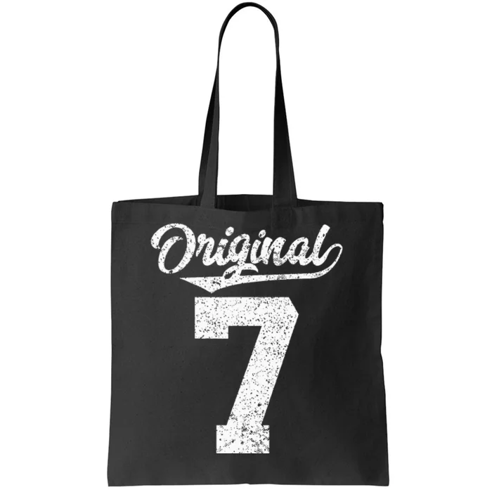 7th Birthday And Original Seven Tote Bag