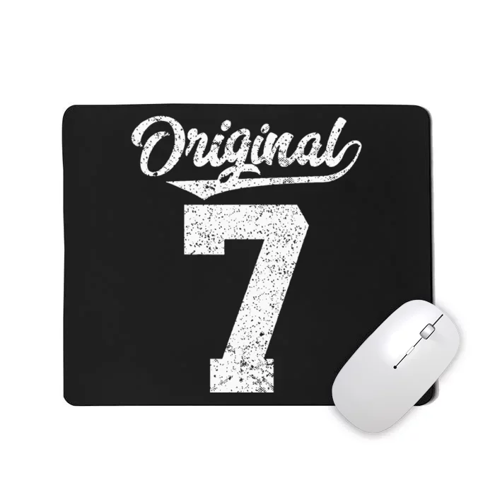 7th Birthday And Original Seven Mousepad