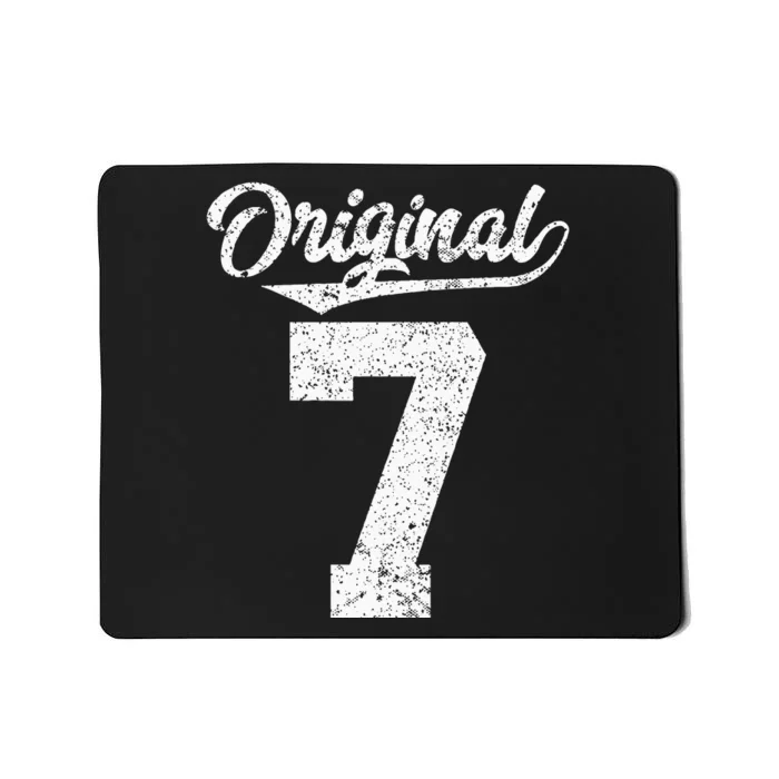 7th Birthday And Original Seven Mousepad