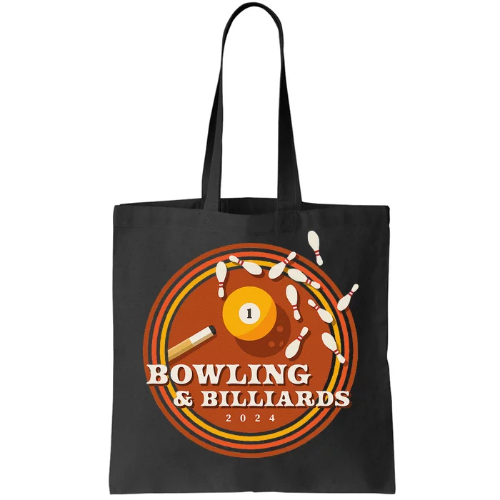 70s Bowling And Billiards Tote Bag