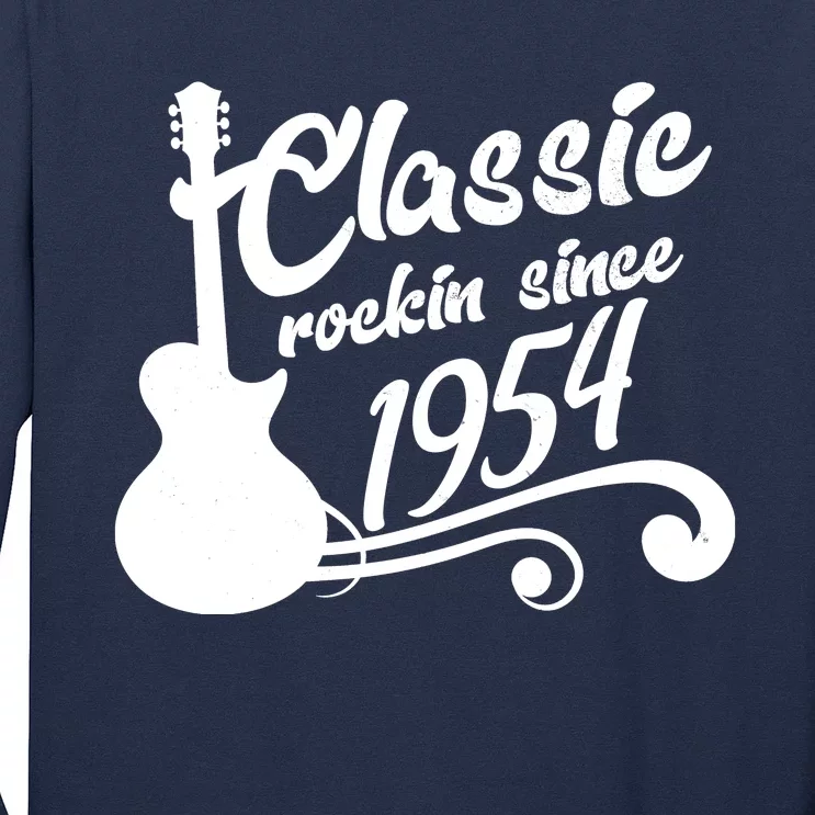 70th Birthday Classic Rockin Since 1954 Long Sleeve Shirt