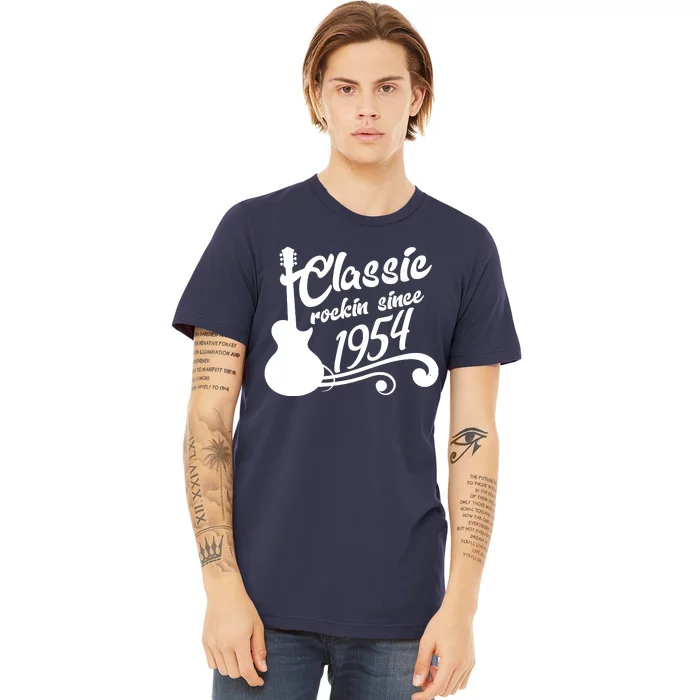 70th Birthday Classic Rockin Since 1954 Premium T-Shirt