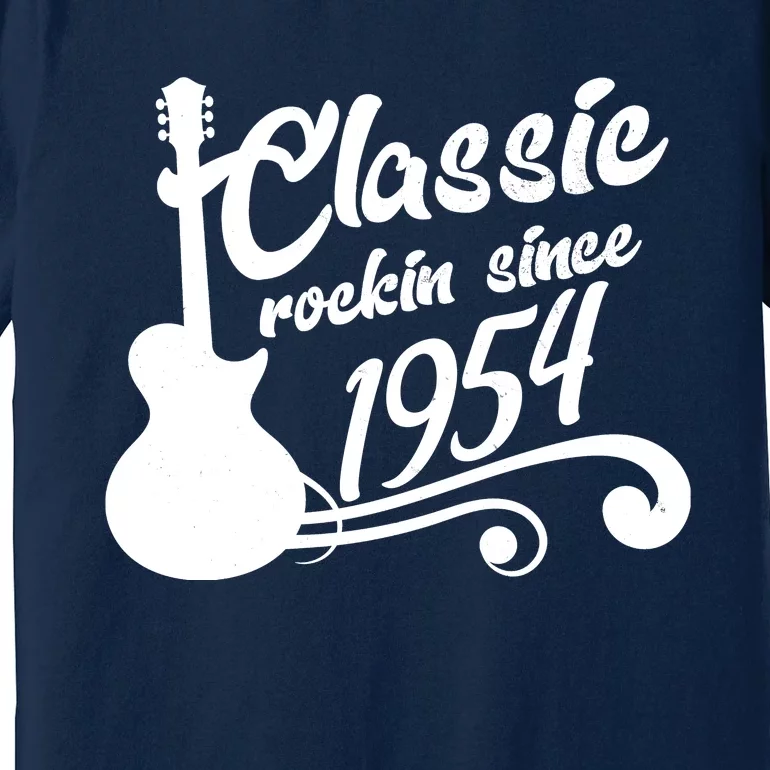 70th Birthday Classic Rockin Since 1954 Premium T-Shirt