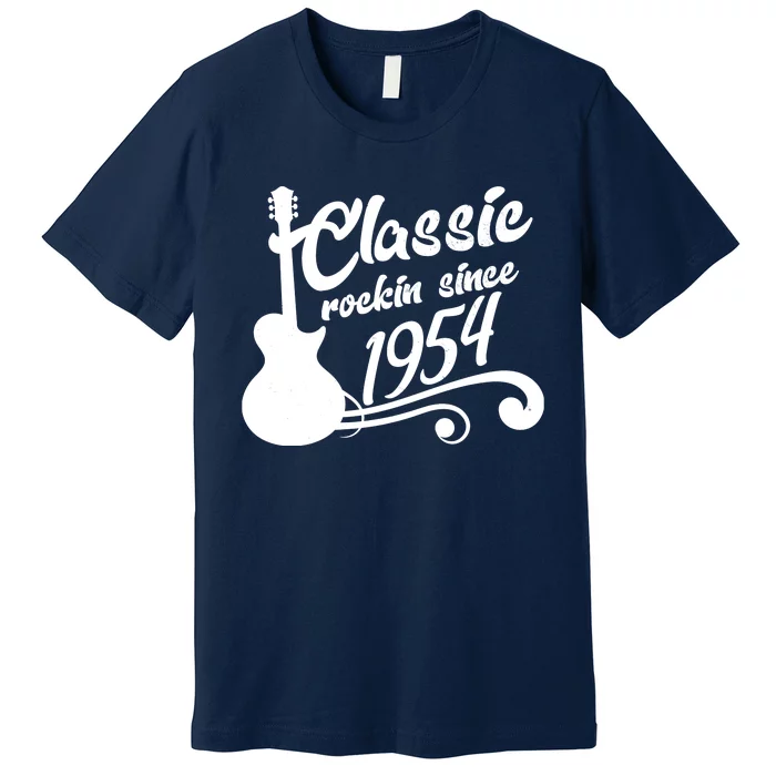 70th Birthday Classic Rockin Since 1954 Premium T-Shirt