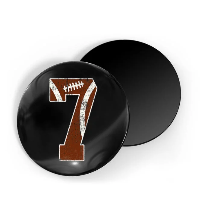 7th Birthday Football Lovers Bdy Boy 7 Year Old Girl Magnet