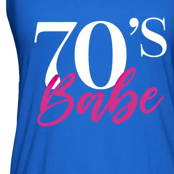 70's Babe Gift Ladies Essential Flowy Tank