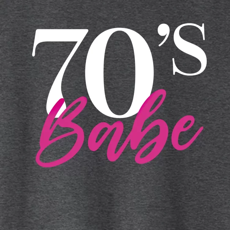 70's Babe Gift Women's Crop Top Tee