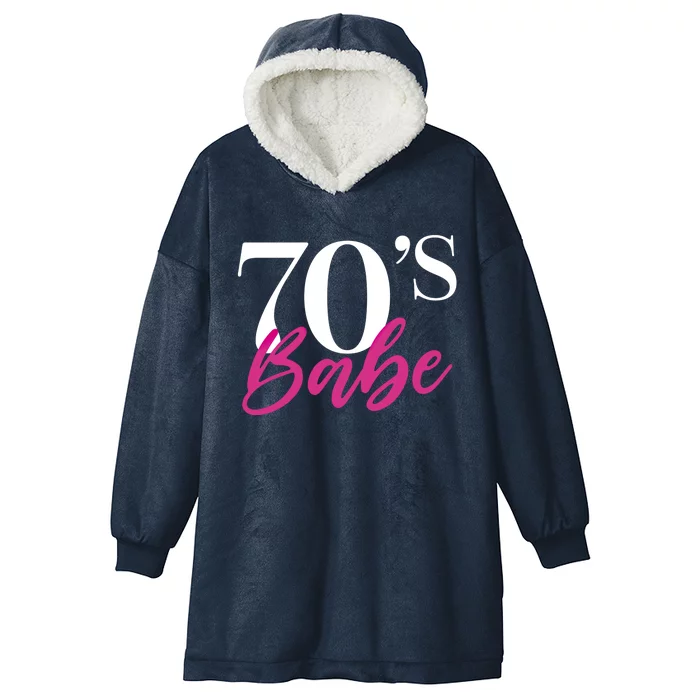 70's Babe Gift Hooded Wearable Blanket