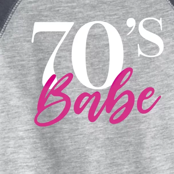 70's Babe Gift Toddler Fine Jersey T-Shirt