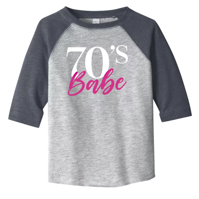 70's Babe Gift Toddler Fine Jersey T-Shirt