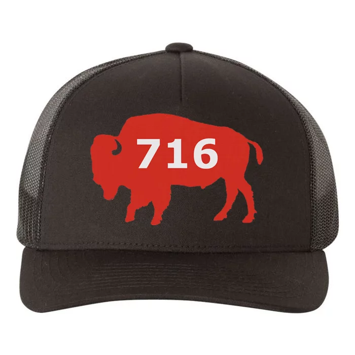 716 Buffalo Ny Yupoong Adult 5-Panel Trucker Hat