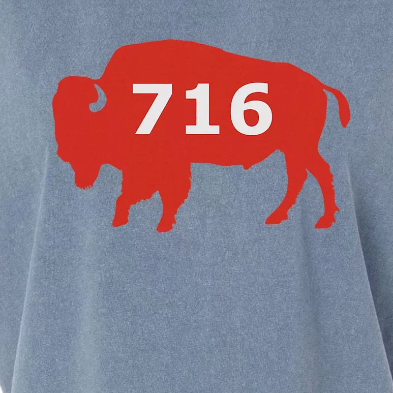 716 Buffalo Ny Garment-Dyed Women's Muscle Tee