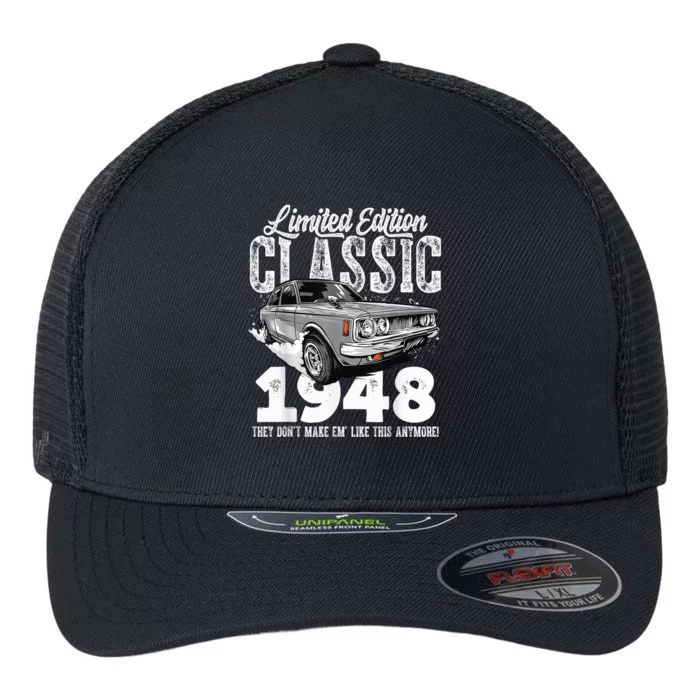 75th Birthday Present Vintage Classic Car 1948 B-day 75 year old Flexfit Unipanel Trucker Cap