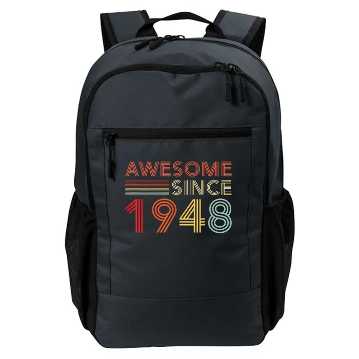 75 Birthday Present Decorations  Wo 1948 BDay 75th Birthday Present Daily Commute Backpack