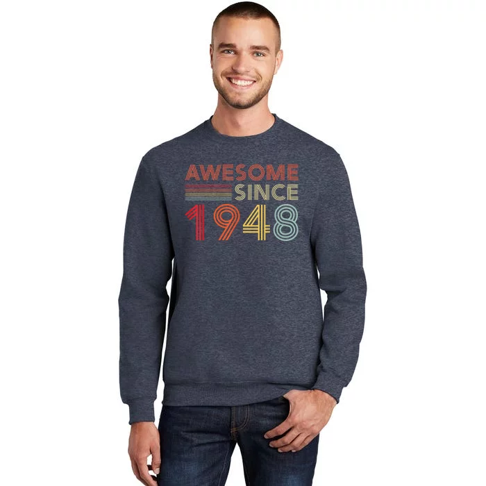 75 Birthday Present Decorations  Wo 1948 BDay 75th Birthday Present Sweatshirt