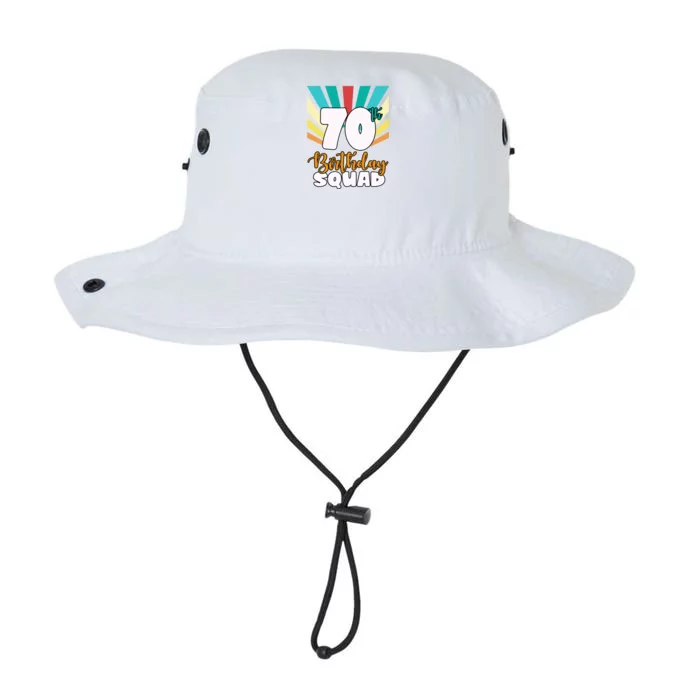 70th Birthday Squad 70 Years Old Legacy Cool Fit Booney Bucket Hat