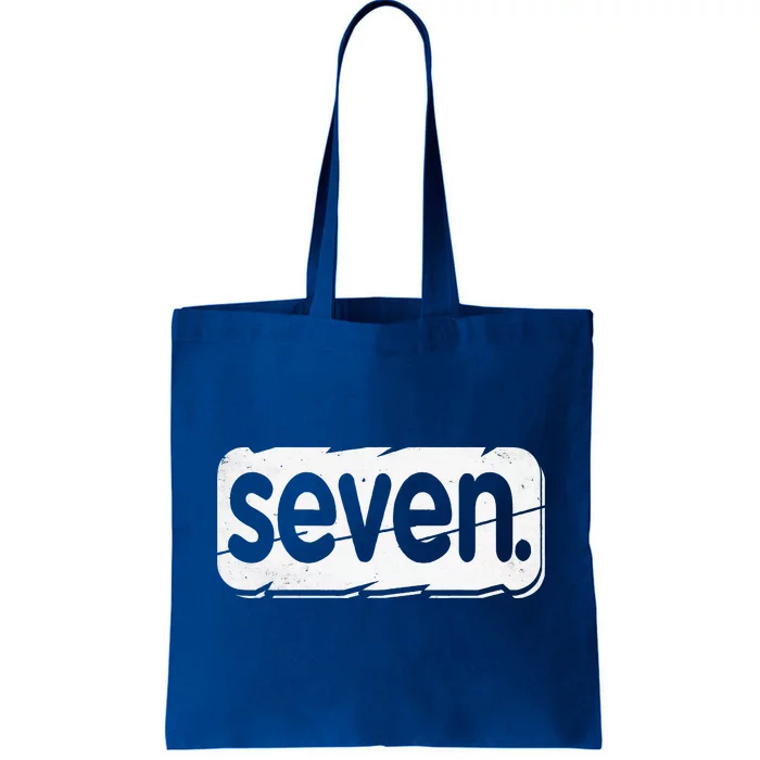 7th Birthday Seven 7 Year Old Birthday Tote Bag