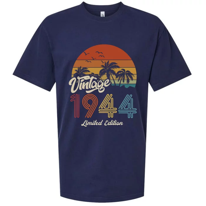 79th Birthday Vintage Limited Edition 1944 Sueded Cloud Jersey T-Shirt