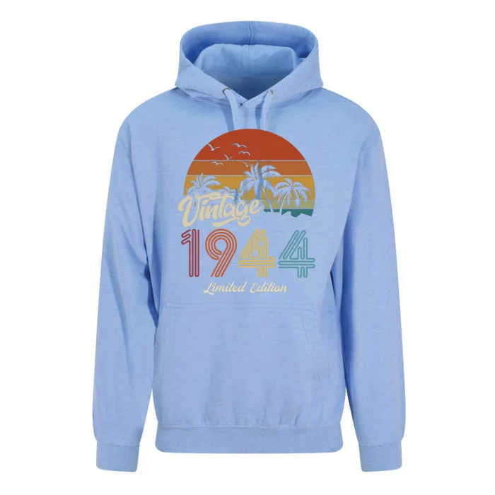 79th Birthday Vintage Limited Edition 1944 Unisex Surf Hoodie