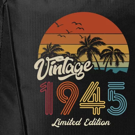 78th Birthday Vintage Limited Edition 1945 City Backpack