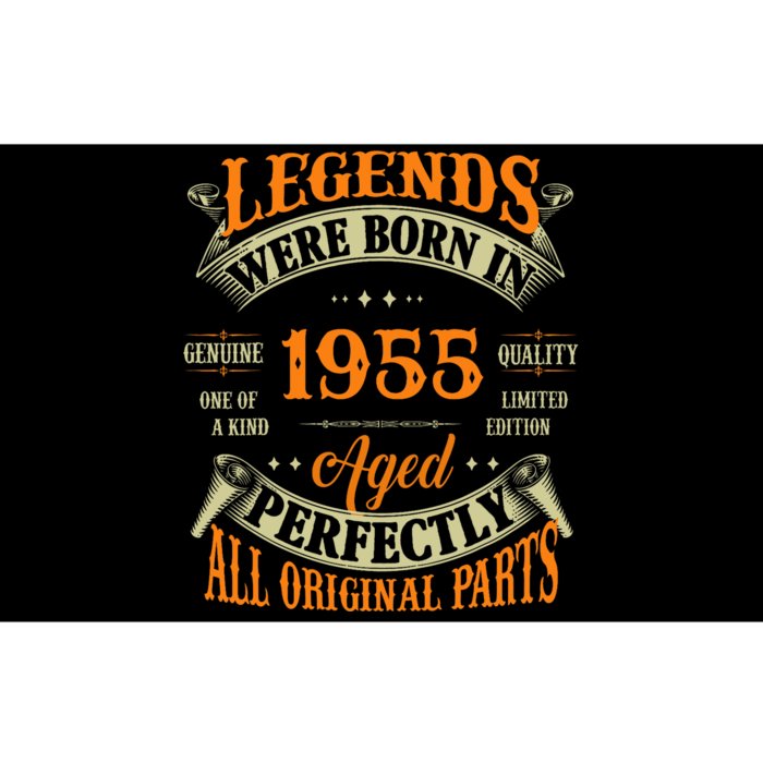 70th Birthday Vintage Legends Born In 1955 70 Years Old Bumper Sticker