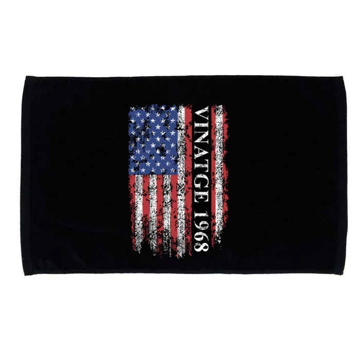 54th Birthday Vintage American Flag 1968 Microfiber Hand Towel