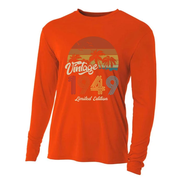 74th Birthday Vintage Limited Edition 1949 Cooling Performance Long Sleeve Crew