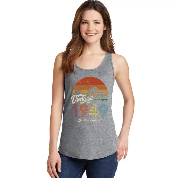 74th Birthday Vintage Limited Edition 1949 Ladies Essential Tank