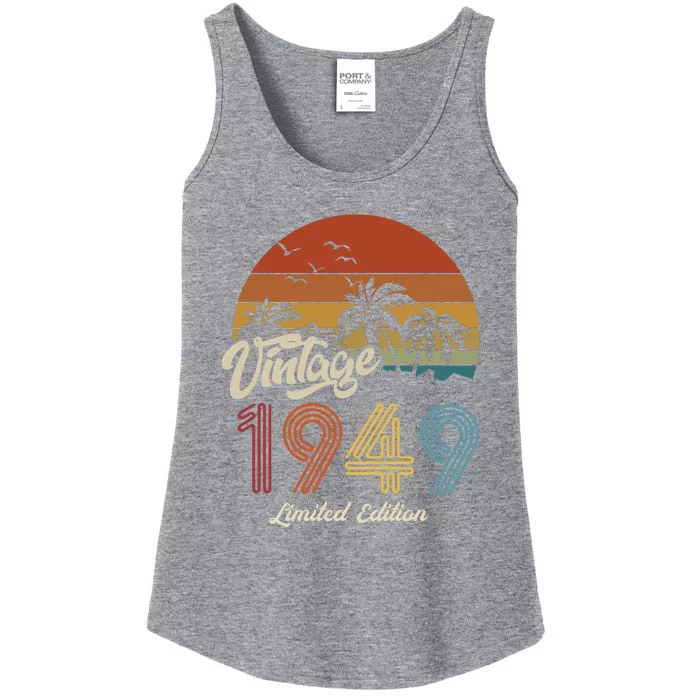 74th Birthday Vintage Limited Edition 1949 Ladies Essential Tank