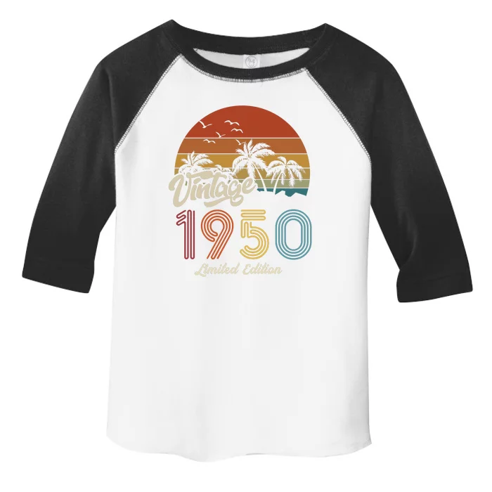 73rd Birthday Vintage Limited Edition 1950 Toddler Fine Jersey T-Shirt