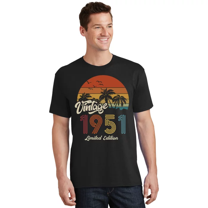 72nd Birthday Vintage Limited Edition 1951 T-Shirt