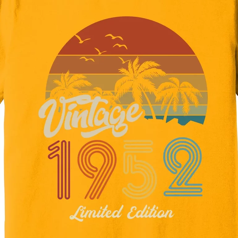 71st Birthday Vintage Limited Edition 1952 Premium T-Shirt