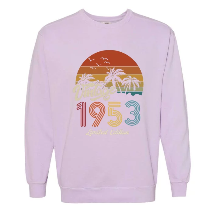 70th Birthday Vintage Limited Edition 1953 Garment-Dyed Sweatshirt