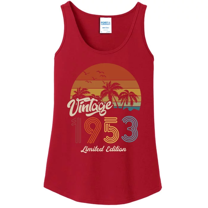 70th Birthday Vintage Limited Edition 1953 Ladies Essential Tank