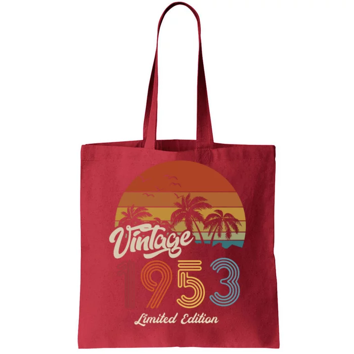 70th Birthday Vintage Limited Edition 1953 Tote Bag