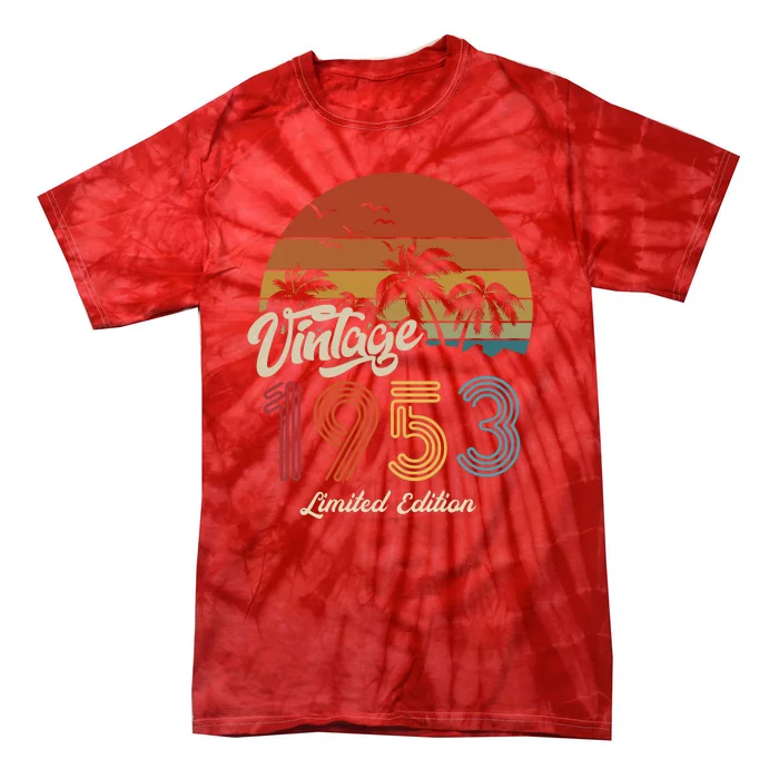 70th Birthday Vintage Limited Edition 1953 Tie-Dye T-Shirt