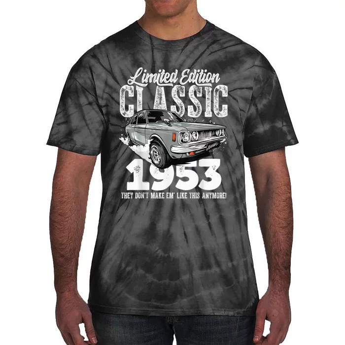 70th birthday Vintage Classic Car 1953 B-day 70 year old Tie-Dye T-Shirt