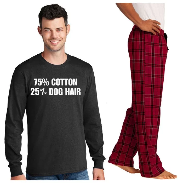 75 Cotton 25 Percent Dog Hair Long Sleeve Pajama Set