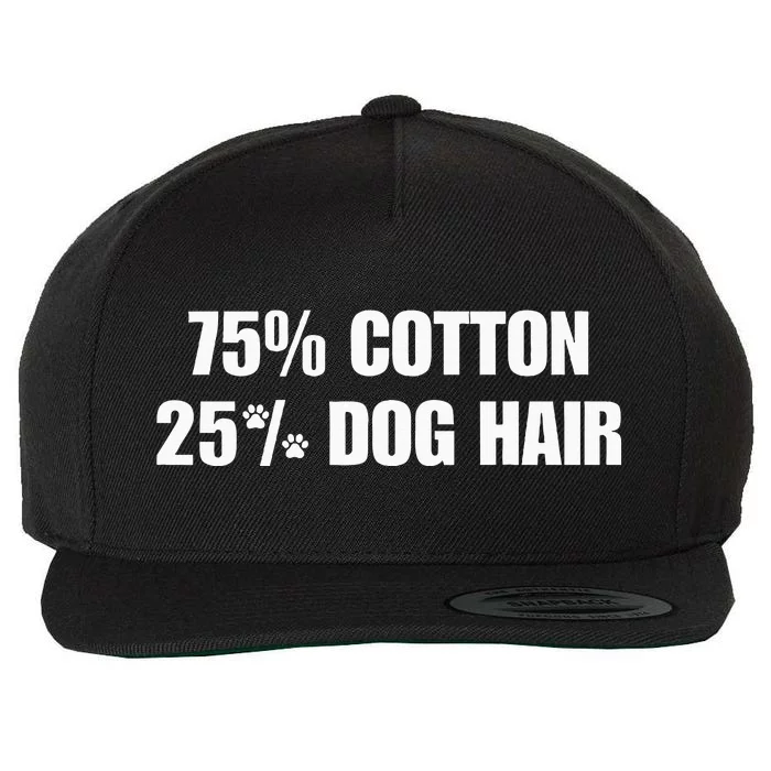 75 Cotton 25 Percent Dog Hair Wool Snapback Cap