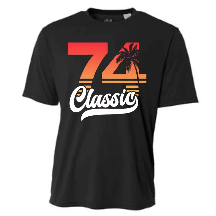 74 Classic 50th Birthday Vintage 1974 Cooling Performance Crew T-Shirt