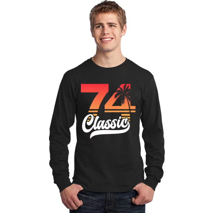 74 Classic 50th Birthday Vintage 1974 Tall Long Sleeve T-Shirt